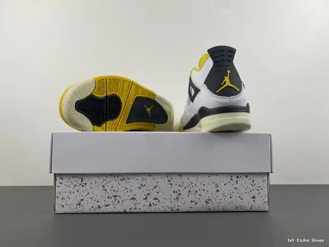 1st Kicks Shoes 4 Sulfur AQ9129-101 Jordan Air Vivid WNNS 0511